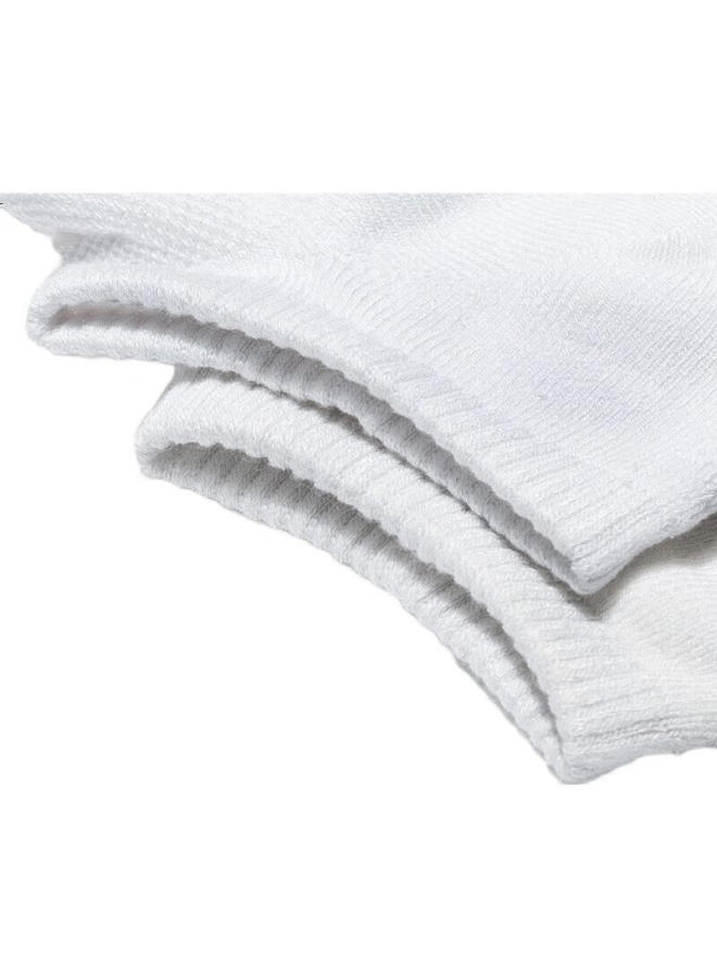 Md Spring And Summer Mesh Breathable Short Tube Men'S Socks, Men'S Boat Socks, Women'S Socks, Soft Thin Terry Bottom, Sweat-Absorbing, 4 Pairs Per Pack - Image 1