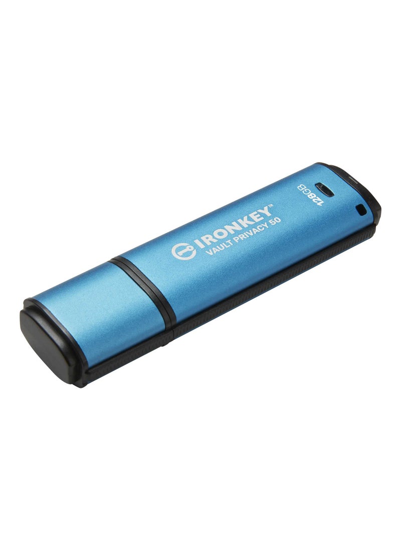Kingston Kingston IronKey Vault Privacy 50 128GB Encrypted USB | FIPS 197 | AES-256bit | BadUSB Attack Protection | Multi-Password Options | IKVP50/128GB  - Image 2