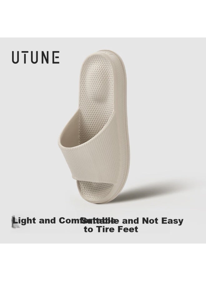 Utune Women's Massage Slippers For Foot Sole, Bathroom Shower Non-slip Summer Home Large Size, Men's Light Pink, Size 35 - Image 5