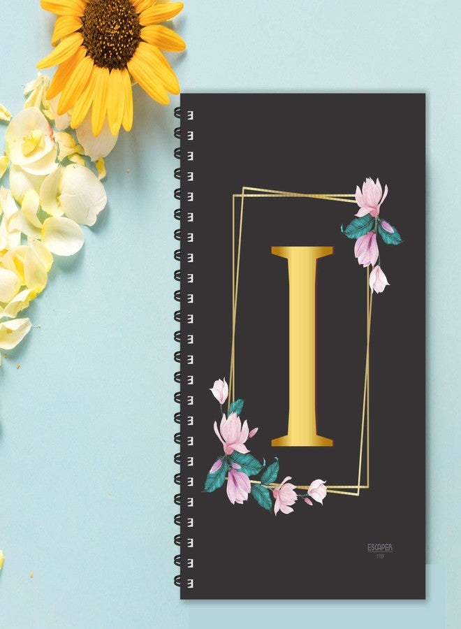 ESCAPER I Letter Notebook, Ruled - A5 I Initial Notebook, I Alphabet Notebook, Diary Notepad, Diary for Office, Diary for Gift, Diary for Men, Diary for Women - Image 5