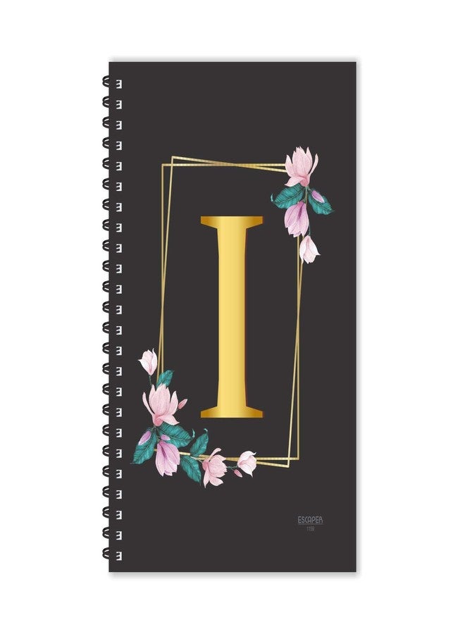 ESCAPER I Letter Notebook, Ruled - A5 I Initial Notebook, I Alphabet Notebook, Diary Notepad, Diary for Office, Diary for Gift, Diary for Men, Diary for Women - Image 1