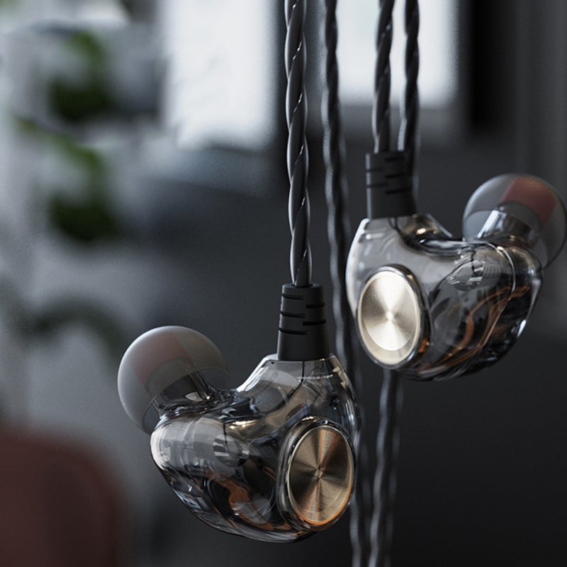 K1 Wired Headphones 3.5mm Hybrid HiFi Earphone Stereo Music Deep Bass Noise Canceling Earphone - Image 3