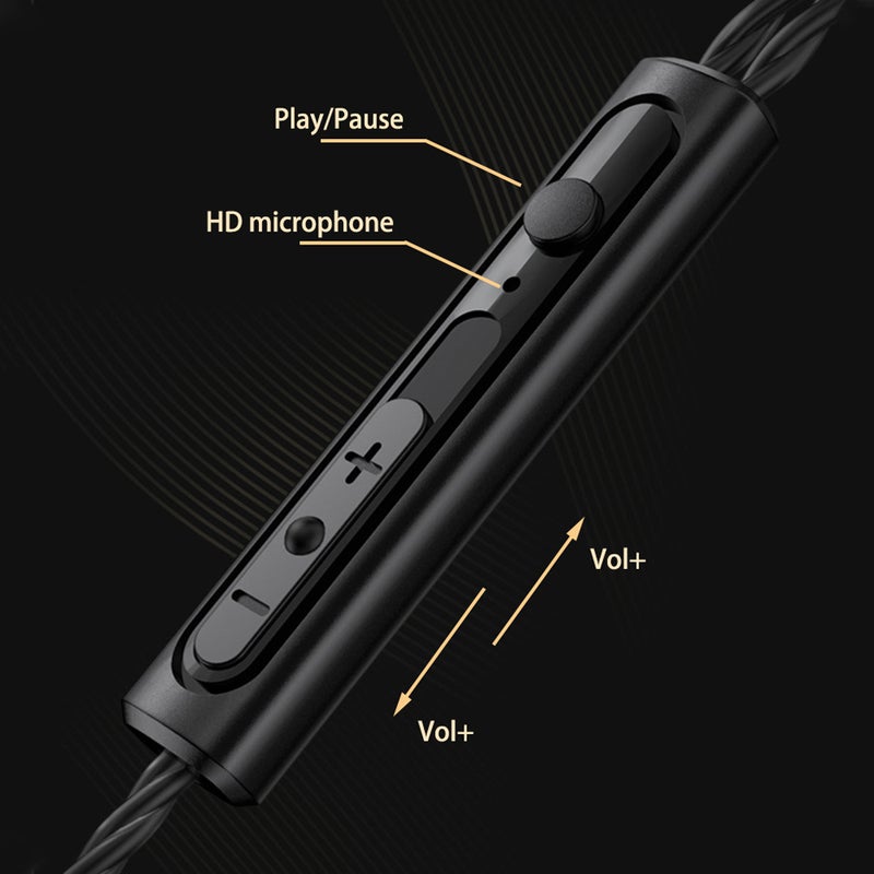 K1 Wired Headphones 3.5mm Hybrid HiFi Earphone Stereo Music Deep Bass Noise Canceling Earphone - Image 5