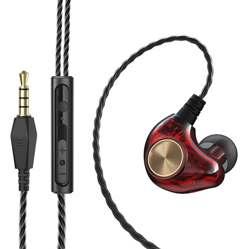 K1 Wired Headphones 3.5mm Hybrid HiFi Earphone Stereo Music Deep Bass Noise Canceling Earphone - Image 1