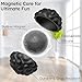PARTY TONIGHT Silicone Magnetic Balls Fidget Toys for Adults Teens 6PCS Stress Balls Fidget Toy Quiet Magnet Desk Fidgets with Textured ADHD Anxiety Relief Items Fun Stocking Suffers Gifts Black - Image 4