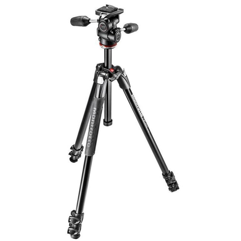 Manfrotto 290 Xtra 3Section Aluminum Tripod with 804 3Way Pan and Tilt Head