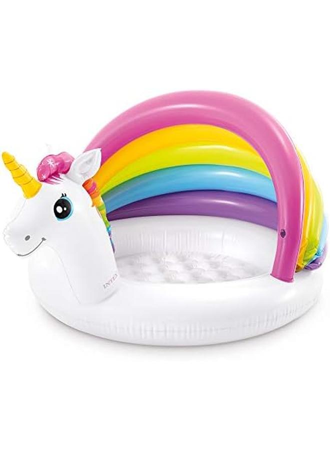انتكس حوض سباحة يونيكورن للأطفال مقاس 50 بوصة × 40 بوصة × 27 بوصة للأعمار من 1 إلى 3 سنوات - Image 2