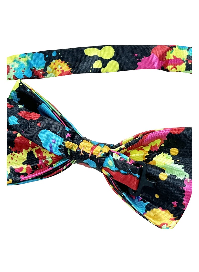 Printed bow tie Colorful black and white bow cartoon adult trendy bow tie show party accessories - Image 5