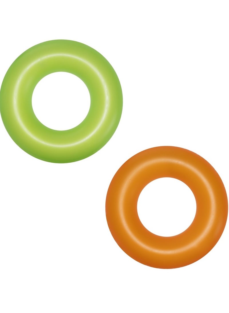 Bestway Bestway - Inflatable Forsted Neon Swim Ring 91 cm 2 Colors - 36025 - Image 1