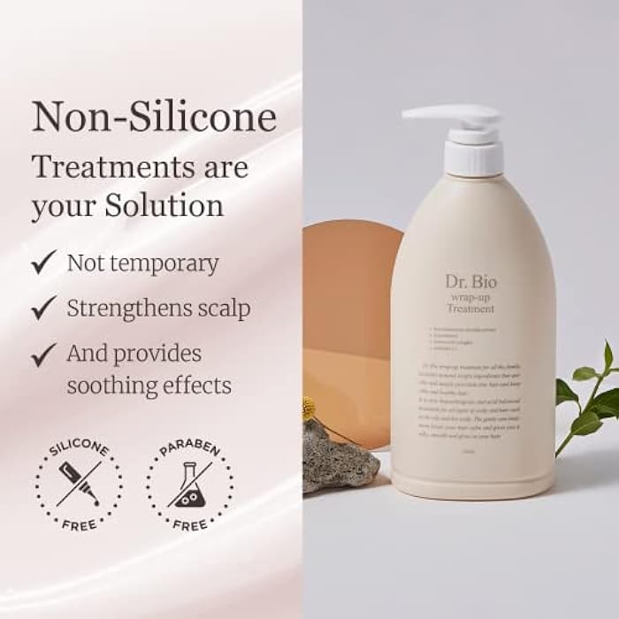 Dr.Bio Dr. Bio Wrap-Up Treatment (25.36oz/750ml)| Damaged Hair Repair Treatment, Moisturizing Protein Conditioner for Volume with Probiotics & Amino Acid, Sensitive Scalp Relief, Korean Hair Care, Vegan - Image 4