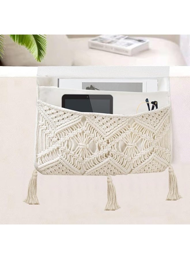 انتيكيانو منظم مكرمية – ديكور يدوي من القطن – المقاس‎ 13.8×31بوصة - Image 3