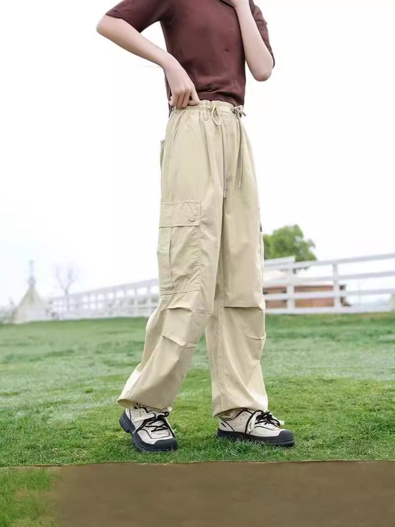 Girls' Summer Cargo Pants Children'S Summer Big Kids Casual Pants Thin Straight Pants For Girls Summer - Image 3