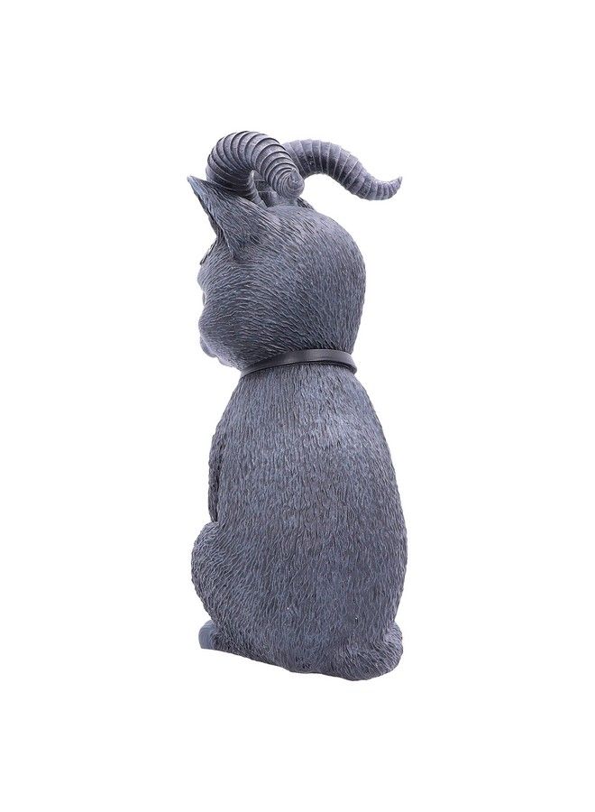 Nemesis Now Large Pawzuph Horned Occult Cat Figurine 26.5Cm Black - Image 4