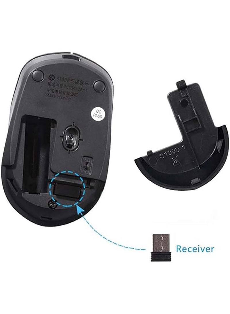 HP Wireless Mouse (S1000) Black - Image 4