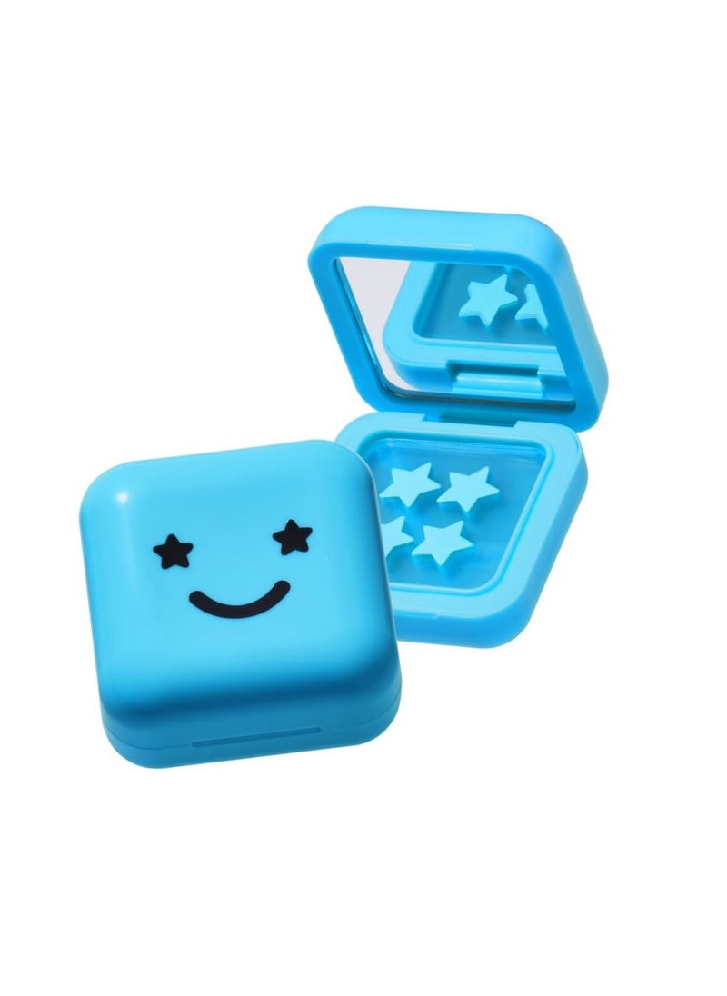 Starface World Starface Hydro-Star + Salicylic Acid Pimple Patches and Big Blue Compact, Helps Shrink and Soothe Deeper Spots, Cute Star Shape, Vegan, 32 count  - Image 1