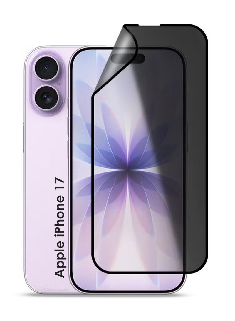 Apple iPhone 17 Ceramic Matte Privacy Screen Protector - Premium Edge to Edge Anti Spy Privacy Ceramic Film, Flexible, Delicate Touch, Anti-Explosion, Smooth Arc Edge, Easy Installation For Apple iPhone 17 - Image 1