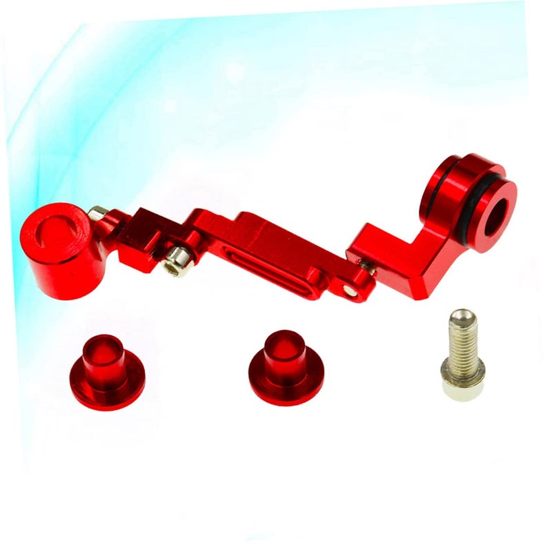 Aluminum Alloy Multi Angle Motorcycle Oil Cup Bracket Holder CNC Design Red - Image 3