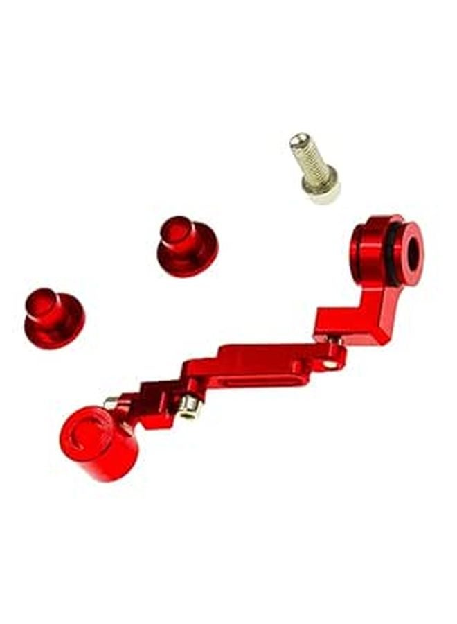 Aluminum Alloy Multi Angle Motorcycle Oil Cup Bracket Holder CNC Design Red - Image 1