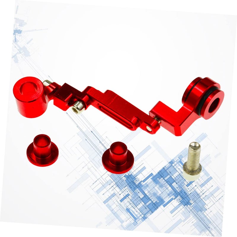 Aluminum Alloy Multi Angle Motorcycle Oil Cup Bracket Holder CNC Design Red - Image 5