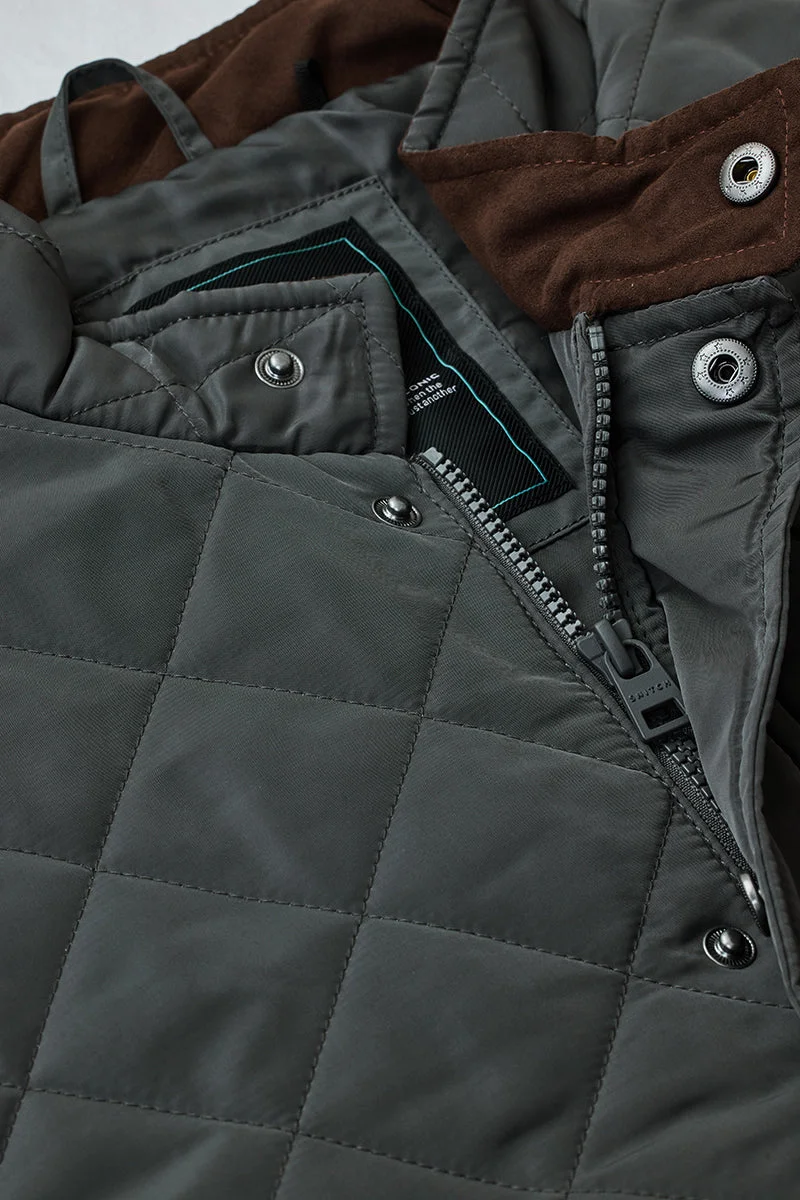 Snitch  Regular Fit Sleeveless Quilted Jacket for Men | Best Price UAE