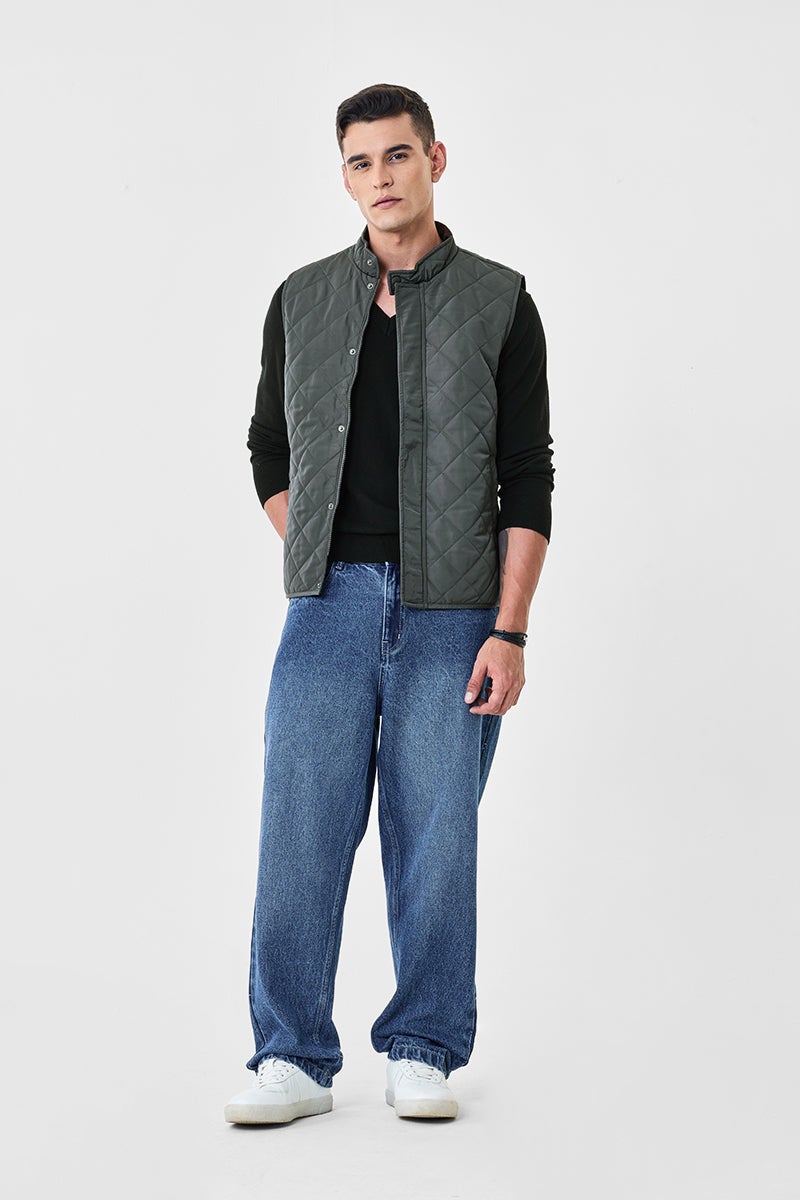 SNITCH Regular Fit Sleeveless Quilted Jacket - Image 2