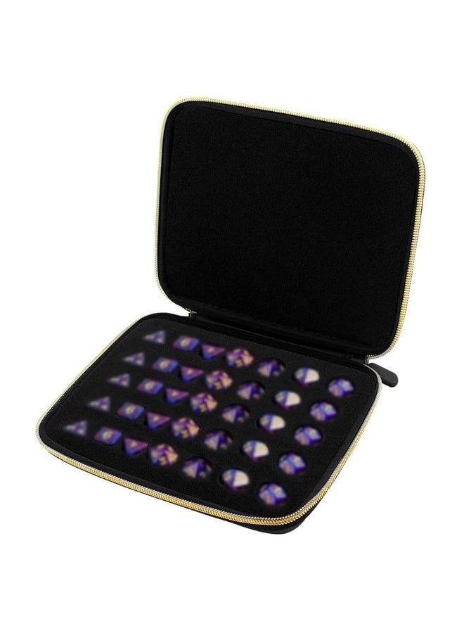 ALKOO 35 Dice Case Box Tray Storage Holder for DND Dice Set for DD Dungeons and Dragons 7Die Polyhedral Dice Organizer for RPG for MTG Role Playing Table Games Display for D and D Standard - Image 3