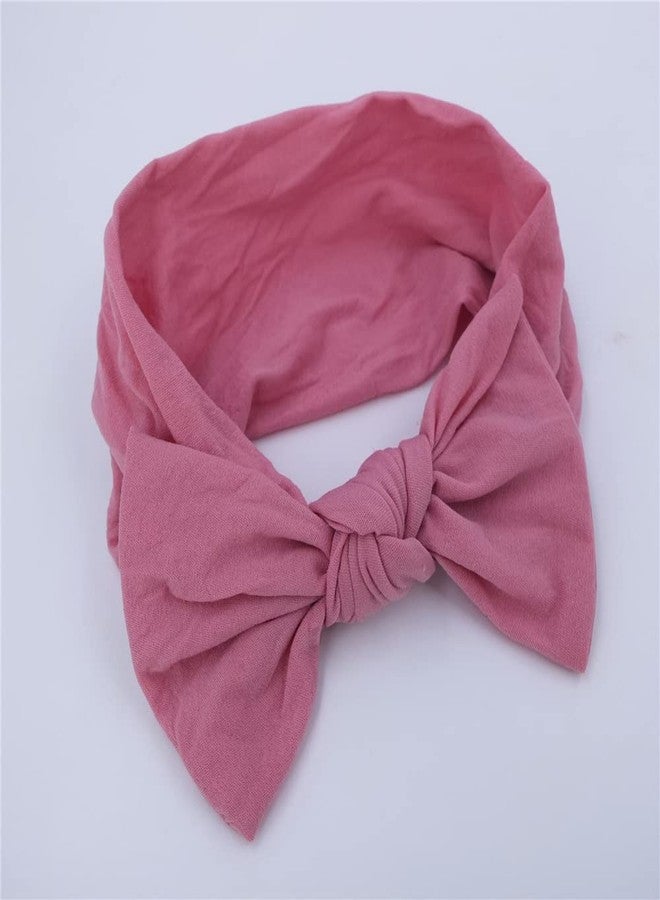 Sugarmelon Baby Nylon Headbands Soft Hairbands Hair Bow Elastics for Baby Girls Newborn Toddlers Infant Kids Turban Headband (Mix Nylon Headband) - Image 5