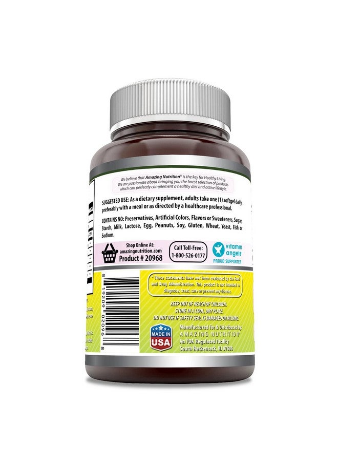 أميزينغ نيوترشن زيت زهرة الربيع المسائية من Amazing Formulas 1300 مجم، 10% GLA، مكمل غذائي كبسولات هلامية | زيت معصور على البارد خالٍ من الهكسين | غير معدّل وراثيًا | خالٍ من الجلوتين (120 كبسولة) - Image 2