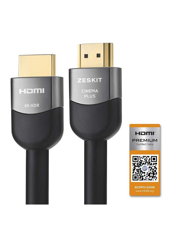 Zeskit Premium HDMI Certified 4K (29ft/ 9m) CL3 in Wall High Speed with Ethernet HDMI 2.0b Cable, Compatible with Dolby Vision 4K 60Hz ARC HDR 18Gbps HDCP 2.2 - Image 3