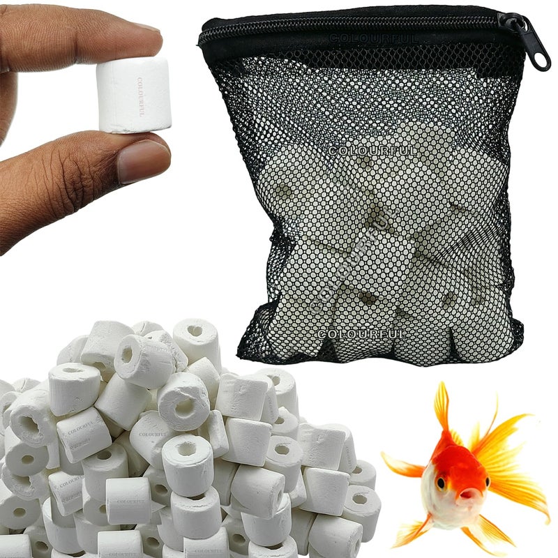 colourful ® - Hi Quality Ceramic Ring Filter Media for Aquarium | 450g - Image 1