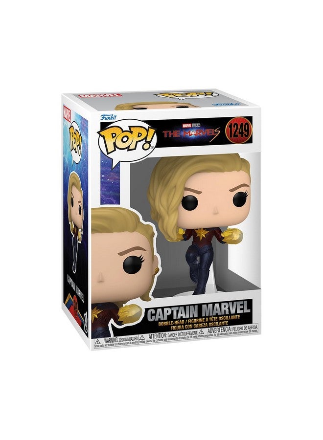 Funko POP! Vinyl: The Marvels - Captain Marvel - Collectable Vinyl Figure - Gift Idea - Official Merchandise - for Kids & Adults - Movies Fans - Model Figure for Collectors and Display - Image 1
