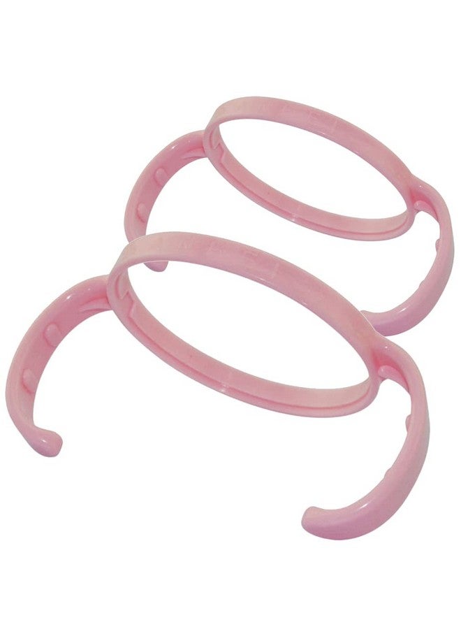 ROMIRUS Bottle Handles Grip Compatible for Comotomo Baby Feeding Bottle (2 Count, Pink) - Image 1