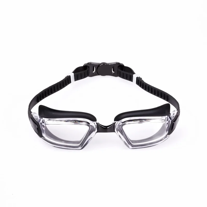 نيفيا NIVIA Viper 2.0 Swimming Goggles for Adults - Anti Fog, UV Protection, Comfort Fit, Black (Clear)