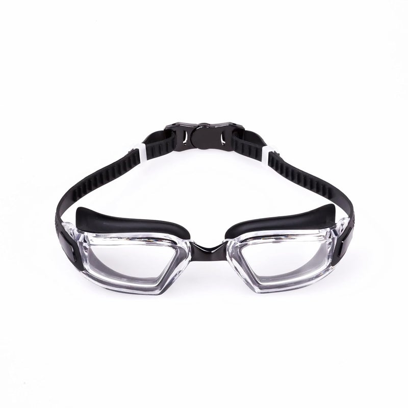 NIVIA Viper 2.0 Swimming Goggles for Adults - Anti Fog, UV Protection, Comfort Fit, Black (Clear) - Image 1