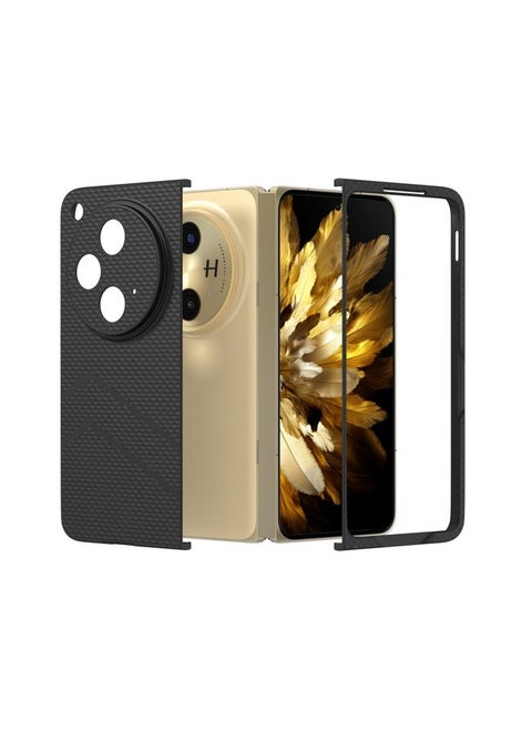 Case Cover For OPPO Find N3 PC Frosted Texture Diamond Paint Shockproof Phone Case Black