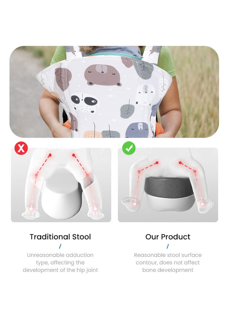 Bebiland - Baby Carrier Newborn from Birth, Baby Nugeboren, Breathable Baby Carrier, Baby Back Carrier 0-15 Kg, Newborn Adjustable Baby Carrier - Image 1