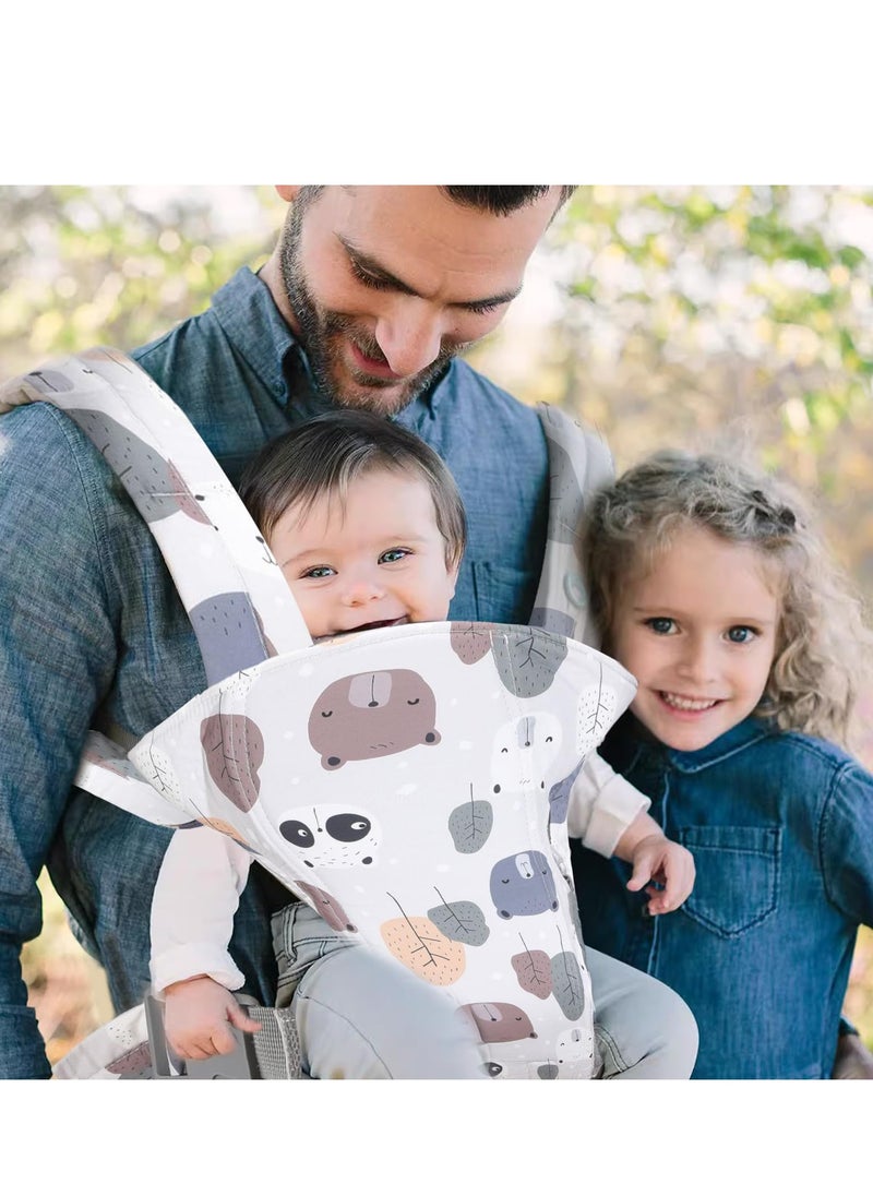 Bebiland - Baby Carrier Newborn from Birth, Baby Nugeboren, Breathable Baby Carrier, Baby Back Carrier 0-15 Kg, Newborn Adjustable Baby Carrier - Image 1
