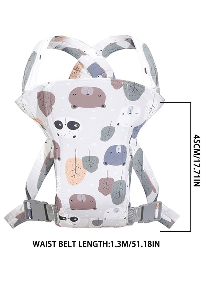Bebiland - Baby Carrier Newborn from Birth, Baby Nugeboren, Breathable Baby Carrier, Baby Back Carrier 0-15 Kg, Newborn Adjustable Baby Carrier - Image 1