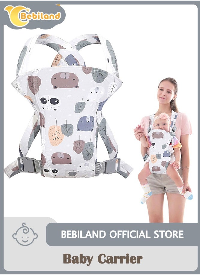Bebiland - Baby Carrier Newborn from Birth, Baby Nugeboren, Breathable Baby Carrier, Baby Back Carrier 0-15 Kg, Newborn Adjustable Baby Carrier - Image 1
