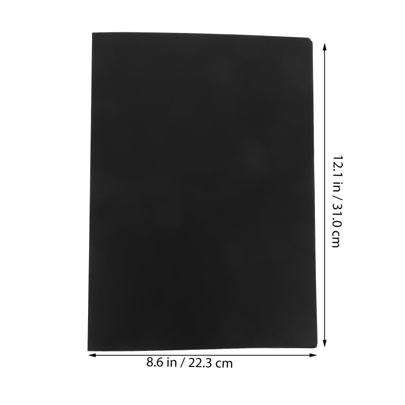 2pcs Black A4 File Folder For Music Sheet Music Storage Book Sheet Music Binders File Sheet Folder Music Score Binder Receipt Organizer - Image 5