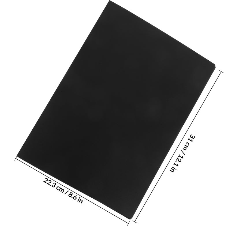 2pcs Black A4 File Folder For Music Sheet Music Storage Book Sheet Music Binders File Sheet Folder Music Score Binder Receipt Organizer - Image 2
