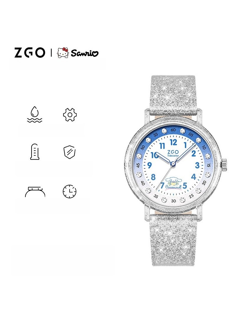 ZGO Girl's School Start Gift Cute Cartoon Watch Children's Waterproof Watch - Image 1