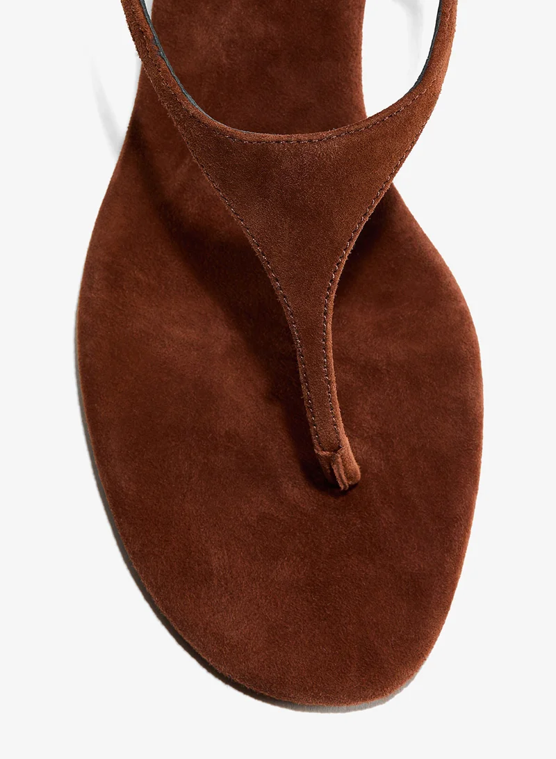 H&M  Heeled suede sandals for Women | Best Price UAE
