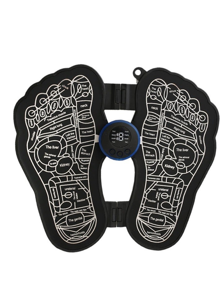 General Electrically stimulating foot massage and muscle stimulation mat-foldable and rechargeable electric pillow with USB port-enhanced movement-to relieve pain and tired feet color  - Image 1