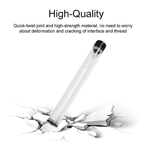 Serounder Water Cooling Reservoir, 190mm / 240mm / 300mm / 400mm*50mm Diameter POM Cylindrical CPU Water Cooler Reservoir System Heat Sink Kit for PC Computer(400mm) - Image 3