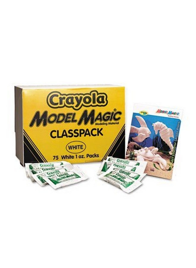 Crayola Model Magic Selfhardening Modeling Compound 75 1Oz Pouches Per Carton White - Image 2