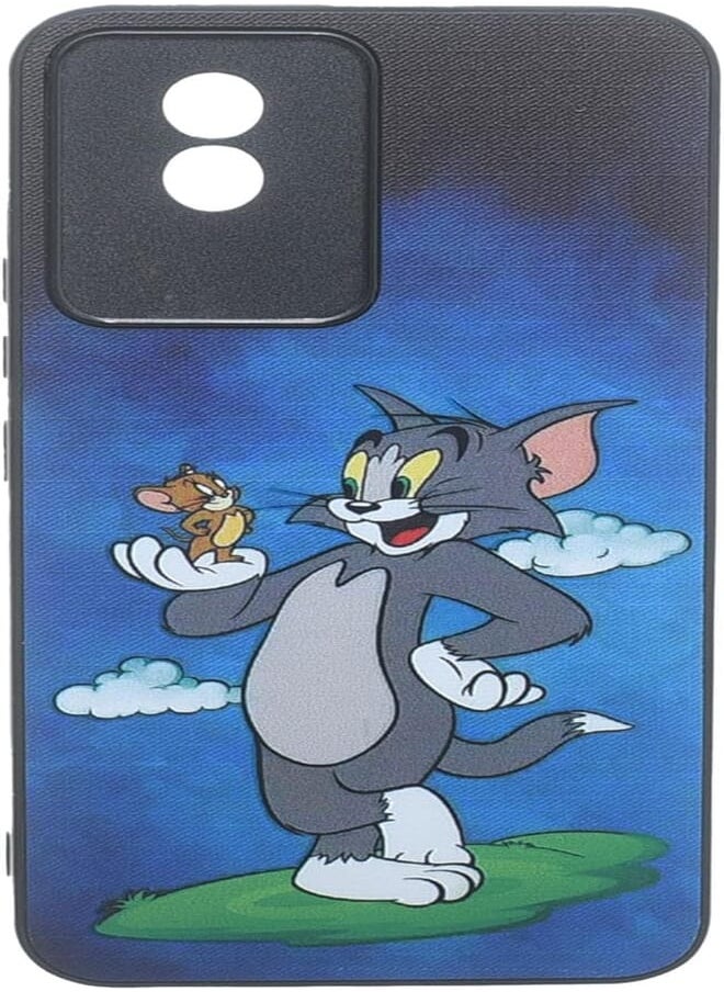 Boter - Boter. Plastic 3D Shockproof Back Case Designed With Raised Edge To Protect Camera lens Cartoons Characters Printed Suitable For VIVO Y02 - Multi Color - Image 1