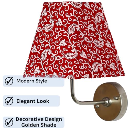 Craftter CFSL-11 5W Wall Light, Red and White, Trapezoid Shape - Image 5