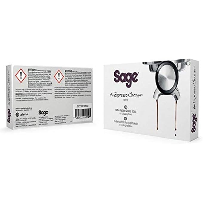 سيج أقراص تنظيف ماكينة صنع قهوة الإسبريسو Sec250، 8 قطع - Image 1