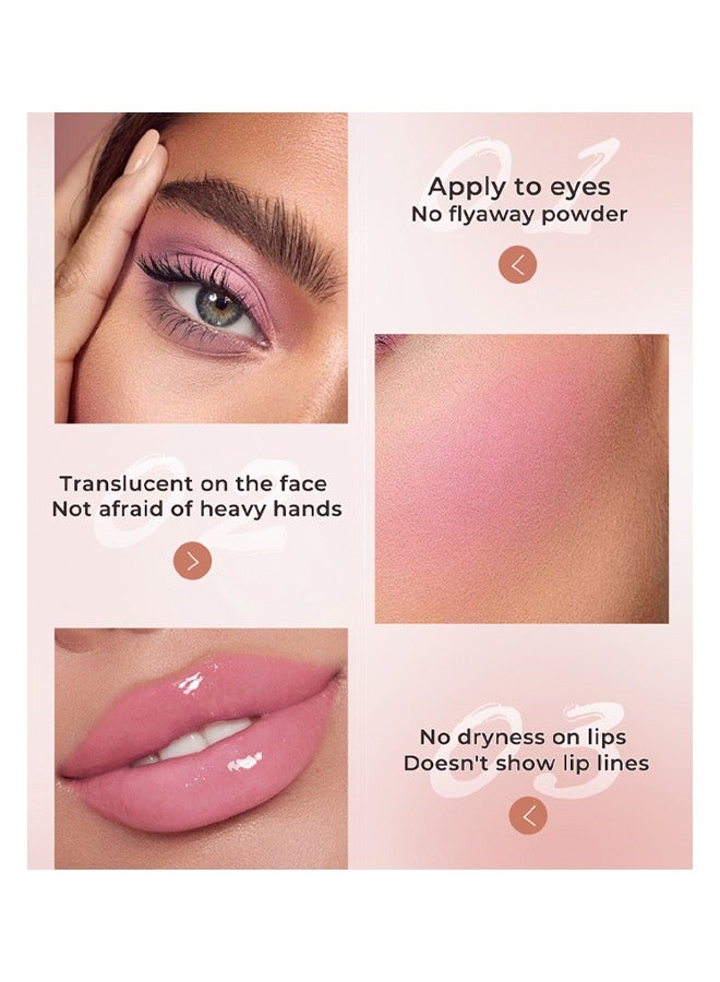 QiBest Cheek and Lip Balm - Multi Use Black Clear Crystal Color Change, Magic Gel Natural Nude Makeup Lip and Cheek Makeup, Black Magic Blush - Image 3